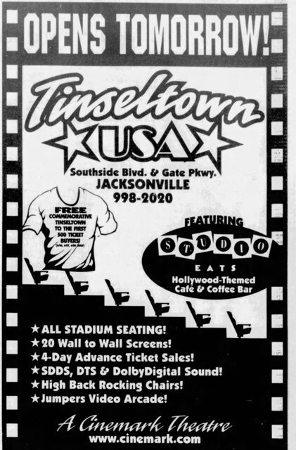 Cinemark Tinseltown Jacksonville and XD