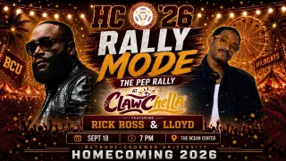 Event image for Rally Mode: B-CU Homecoming Pep Rally Ft. Rick Ross & Lloyd in Daytona Beach, FL