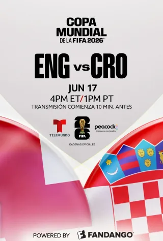 Movie poster for Inglaterra vs. Croacia - Copa Mundial de la FIFA