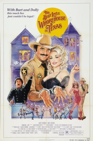 Movie poster for The Best Little Whorehouse in Texas