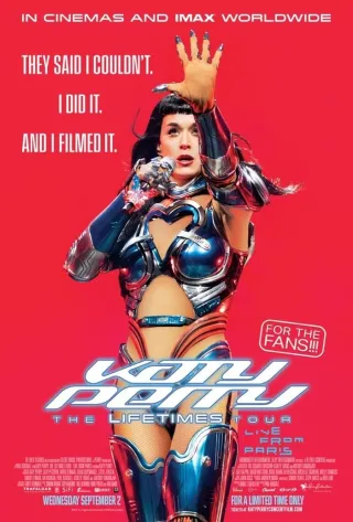 Movie poster for Katy Perry: The Lifetimes Tour - Live from Paris