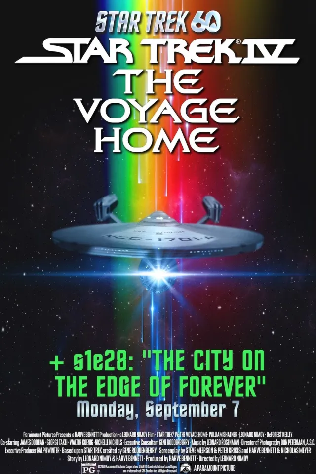 Star Trek IV: The Voyage Home + Season 1 Episode 28: "The City on the Edge of Forever"