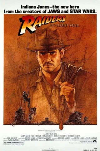 Movie poster for Indiana Jones and the Raiders of the Lost Ark