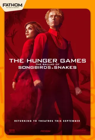 Movie poster for THE HUNGER GAMES: THE BALLAD OF SONGBIRDS & SNAKES