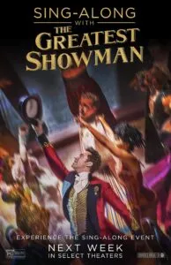 Movie poster for The Greatest Showman Sing-Along