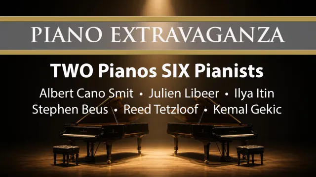 Two Piano Extravaganza: Six Pianists, Two Pianos