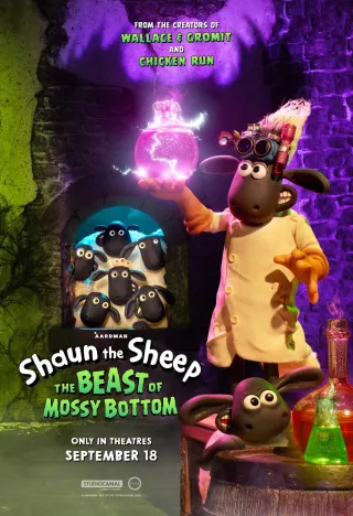 Movie poster for Shaun the Sheep: The Beast of Mossy Bottom